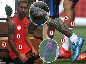 Hình xăm trên người của Messi có ý nghĩa như thế nào?
